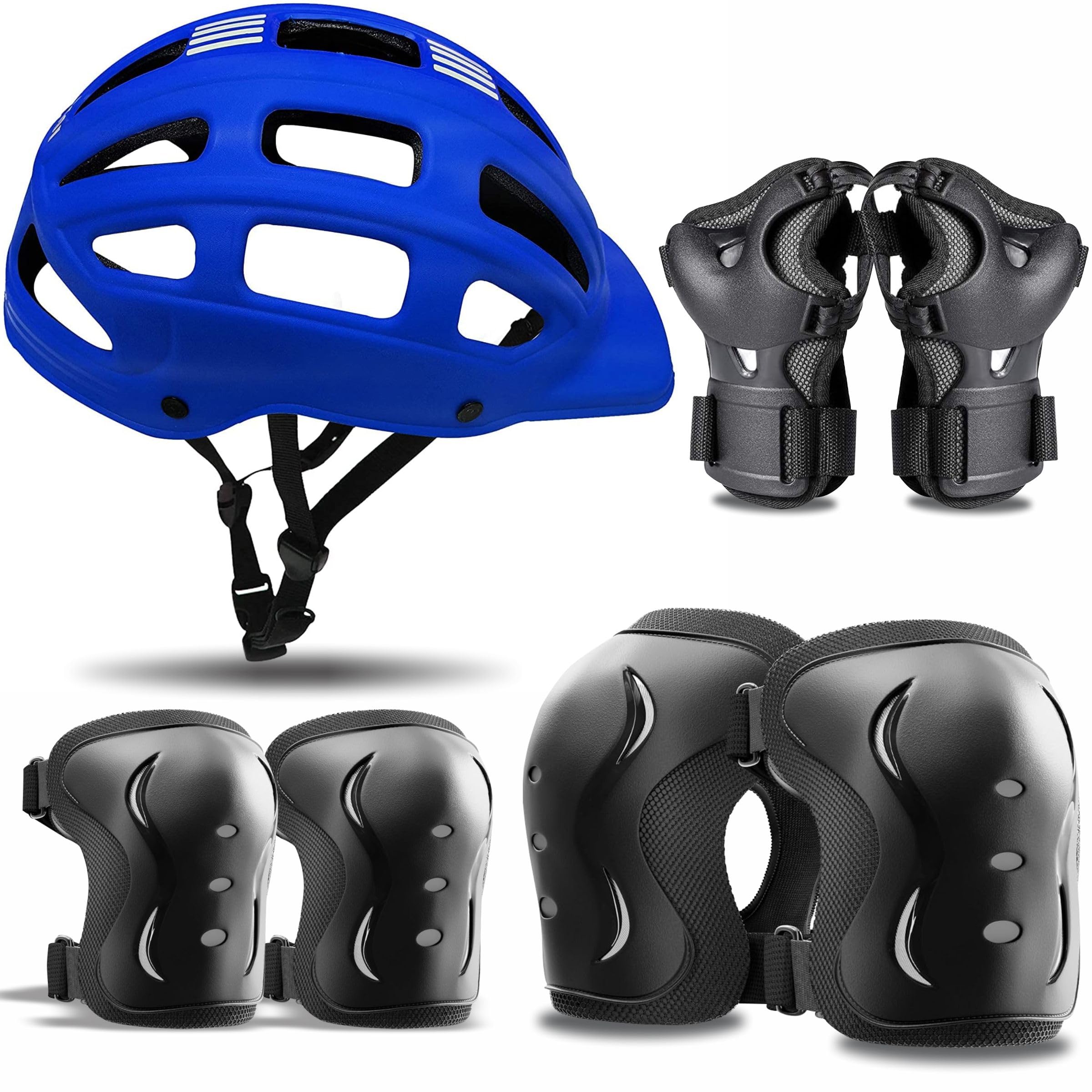 Jaspo Sturdy SX4 Adjustable Multisport Helmet for Skateboarding, Skating, Cycling & Other Sports Age Group up to 4-10 Years for Kids – Made in India (Medium, Blue) (B09PNGMBNV) Amazon Price History, Amazon Price Tracker