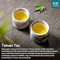 Vista 6 de Xin Qing - Té Oolong de durazno blanco con hojas sueltas de durazno, té de hojas sueltas de melocotón, té Oolong de hojas sueltas té Oolong suelto