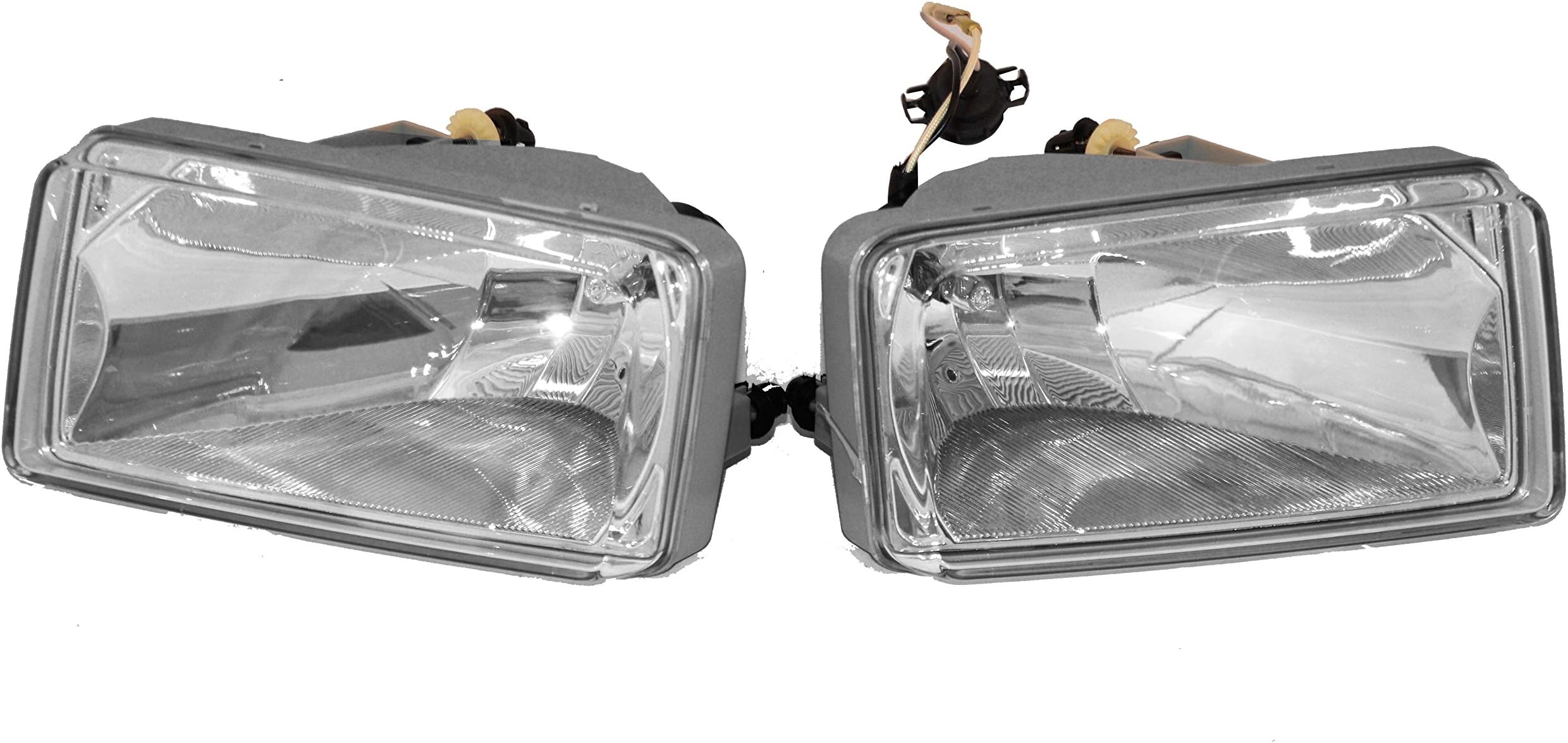 CV287 White Fog Light (Front Fog Lamp Pair for Chevrolet Silverado 09-14 TAHOE (LT 4X4)10-14 Chevrolet Avalanche/Suburban)