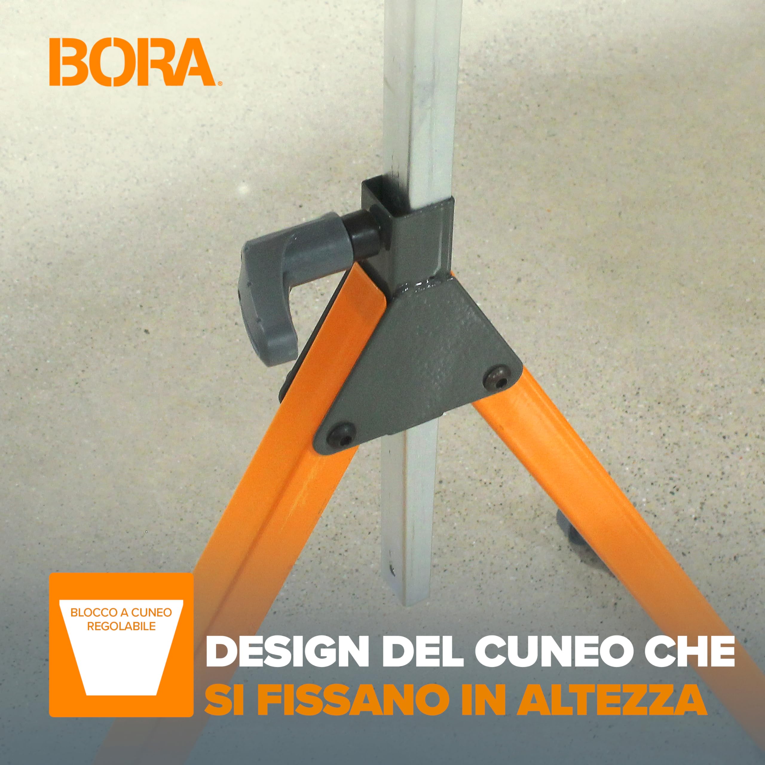 Portamate supporto pm-5093 Tri funzione piedistallo 28,6 cm in acciaio lucido 6 Ball multi-directional Rollers