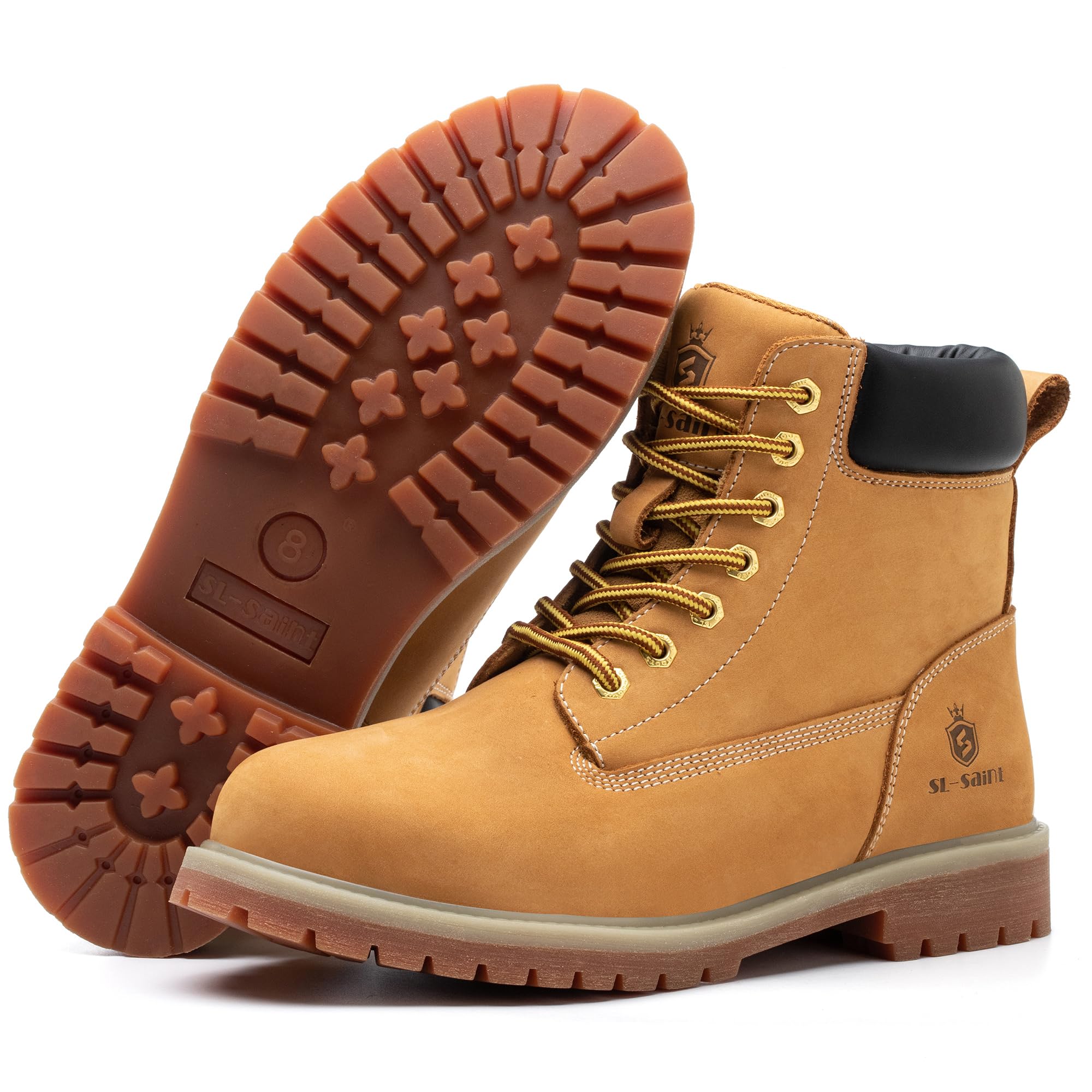impermeable puntera de acero clásico ACTUALIZADO Botas de trabajo para hombres Industrial&Construcción aislado 6''