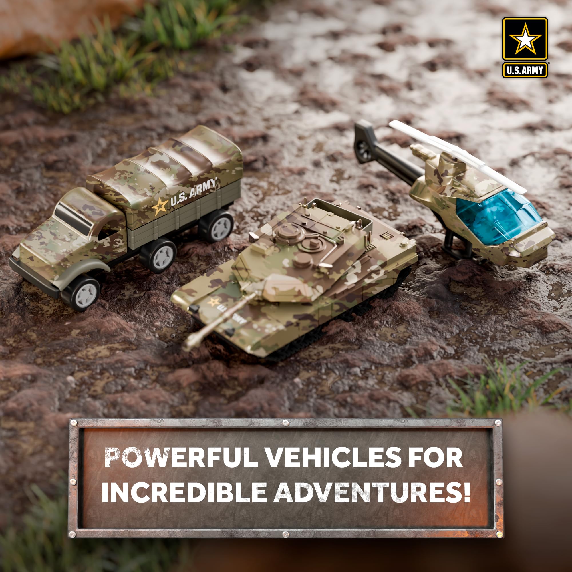 Amazon.com: Lollipop US Army Die-Cast Vehicle Set - 6 Military