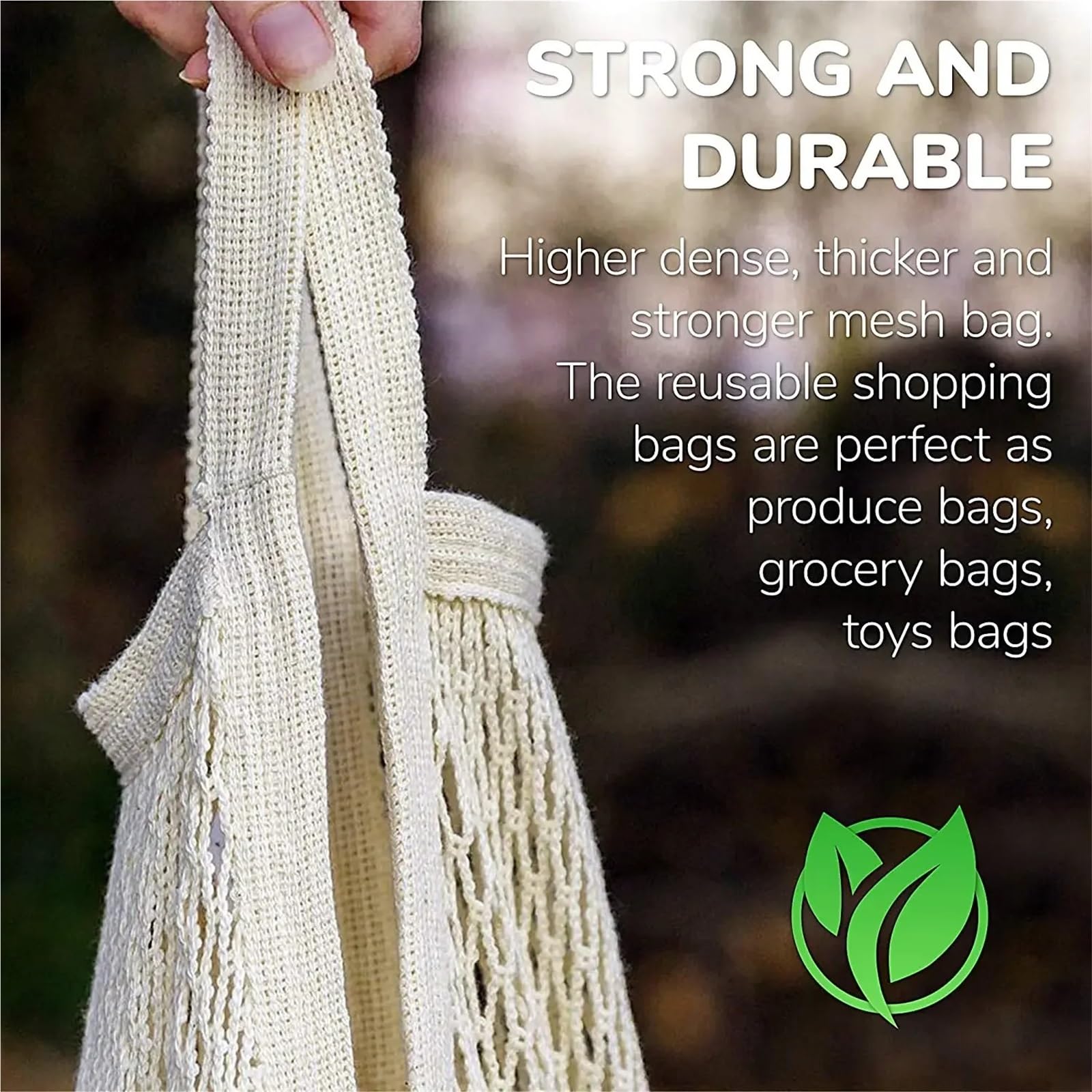 20 bolsas de compras reutilizables de algodón para almacenamiento de frutas y verduras, bolsa de malla plegable para bolsa lavable, portátil, bolsa de verduras respetuosa con el medio ambiente