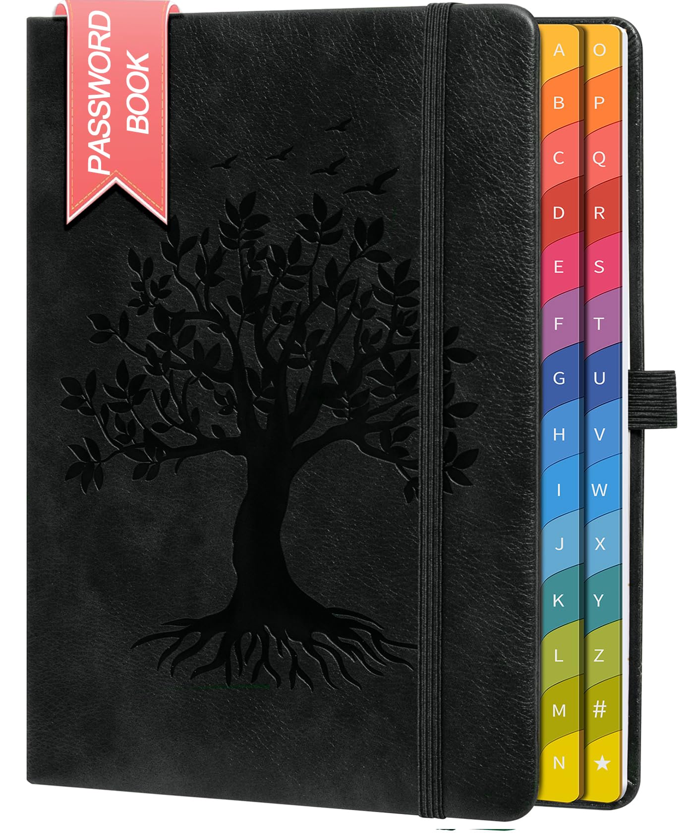 ZXHQ Password Book with Colorful Alphabetical Tabs