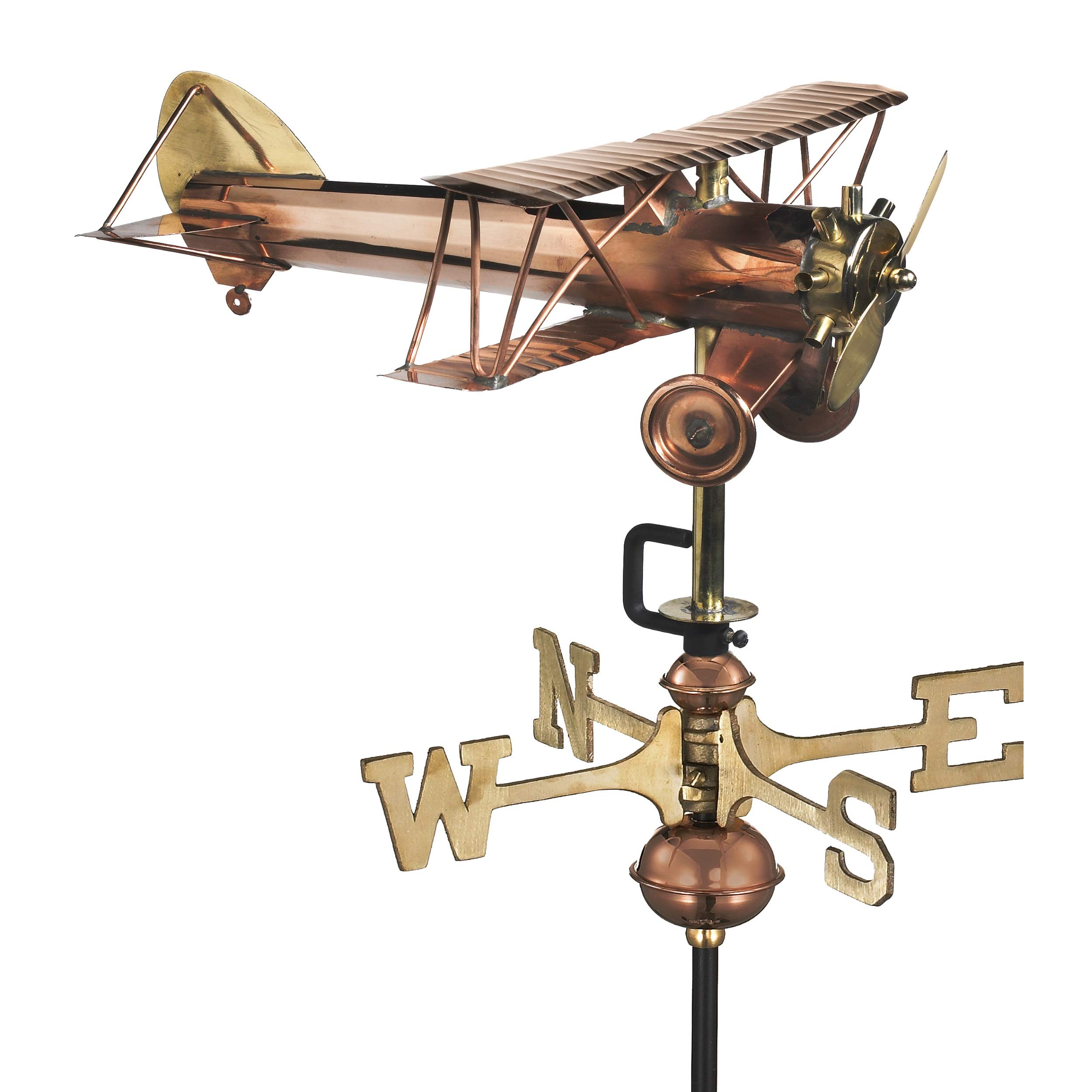 Espira Bi-Plane Copper Cottage Weathervane