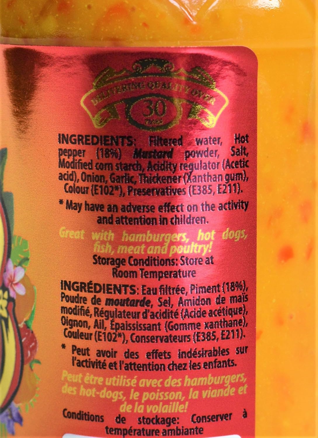 Baron West Indian Hot Sauce 5.5oz Pack of 4 Sealed w/ODatzGood Keychain Bottle Opener (5oz Pack of 4)