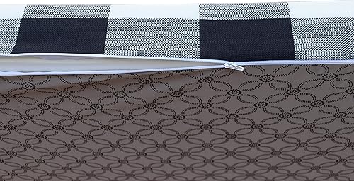 Miniatura 3 de Cojines de asiento personalizados, cojines de asiento antideslizantes para ventana panorámica, cojines de asiento de tela a cuadros para