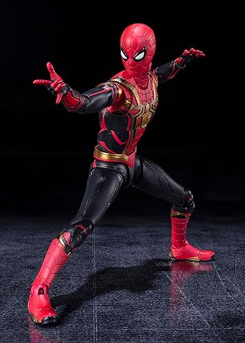 Vista 7 de TAMASHII NATIONS - Spider-Man: No Way Home - Spider-Man [Traje Integrado] Edición Final de Batalla, Figura de Acción Bandai Spirits S.H.Figuarts