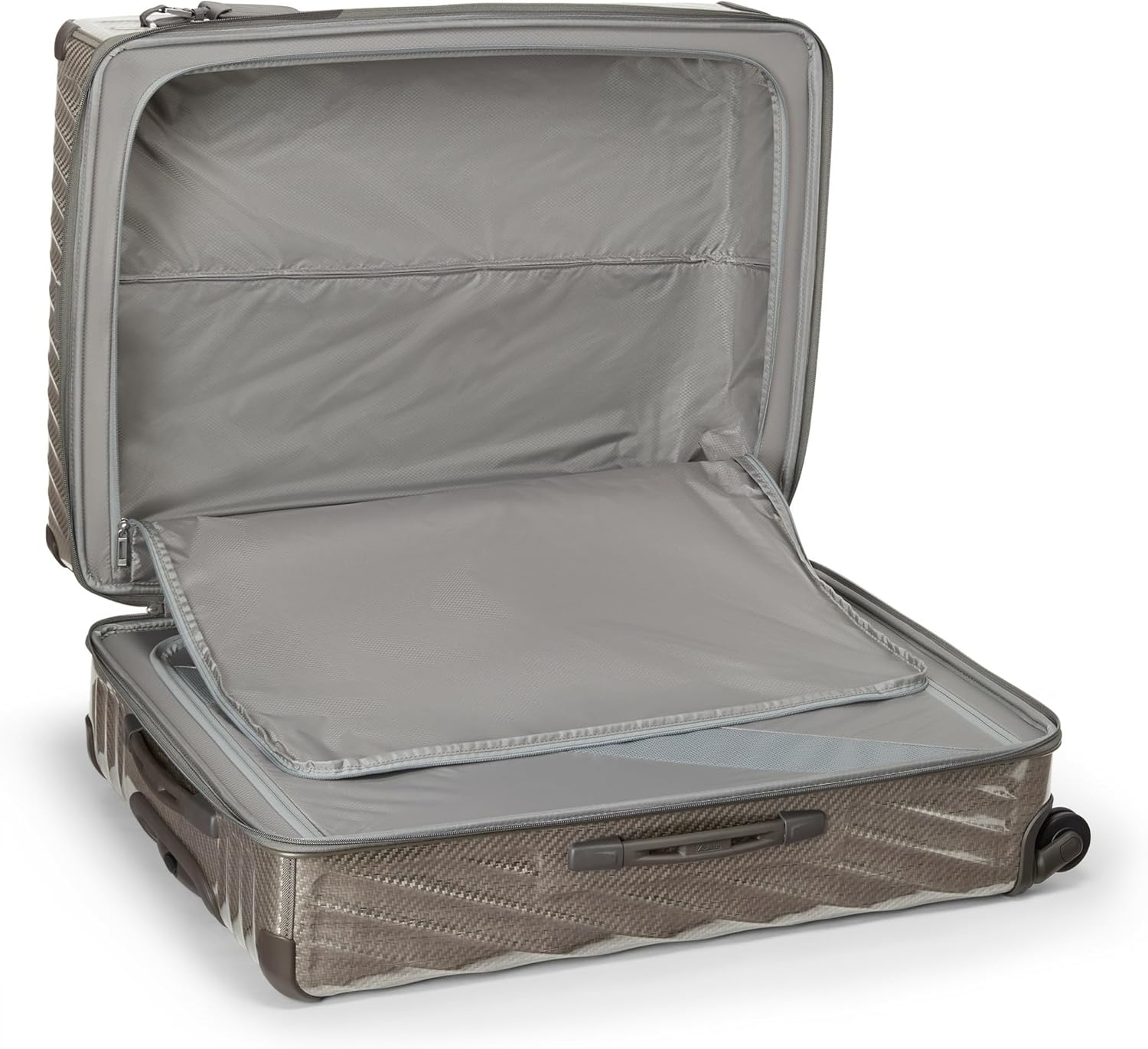TUMI - 19 Degree Lite 4 Wheel Luggage - Lightweight and Highly Durable, Modern Contour, Hard Shell Men's and Women's Suitcase - 30" Extended Trip Packing Case, Titanium Grey
