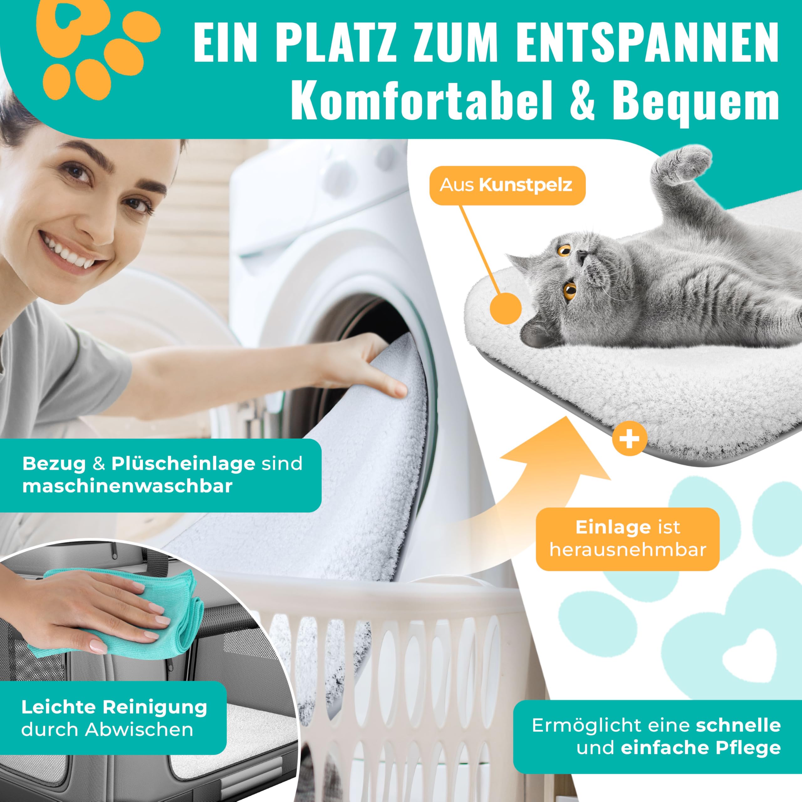 LOVPET® Trasportino per Cani - Box per Cani Pieghevole incl. Borsa per Il Trasporto e Ciotola - Cani e Gatti - casetta per Il Trasporto di Animali Domestici, Grigio chiaro, XXL