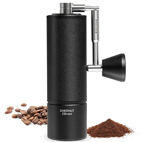 Chestnut C3S MAX Manual Coffee Grinder Stainless Steel S2C Conical