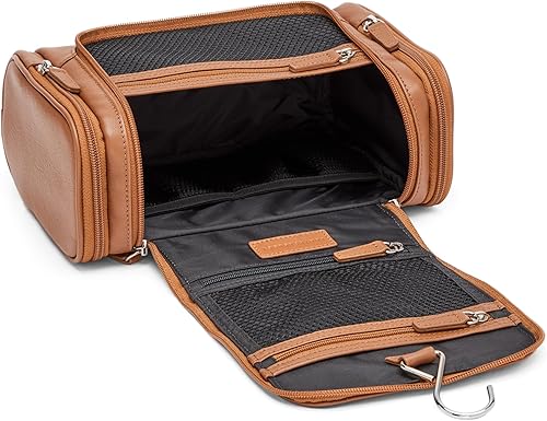 Miniatura 8 de Leatherology Cognac - Artículos de aseo con múltiples bolsillos