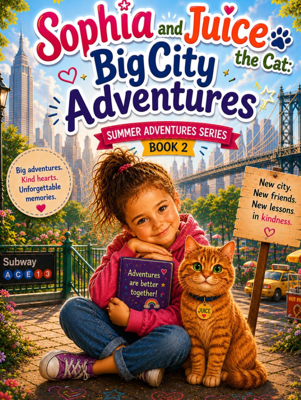 Sophia and Juice the Cat: Big City Adventures: Summer Adventures Series — Book 2