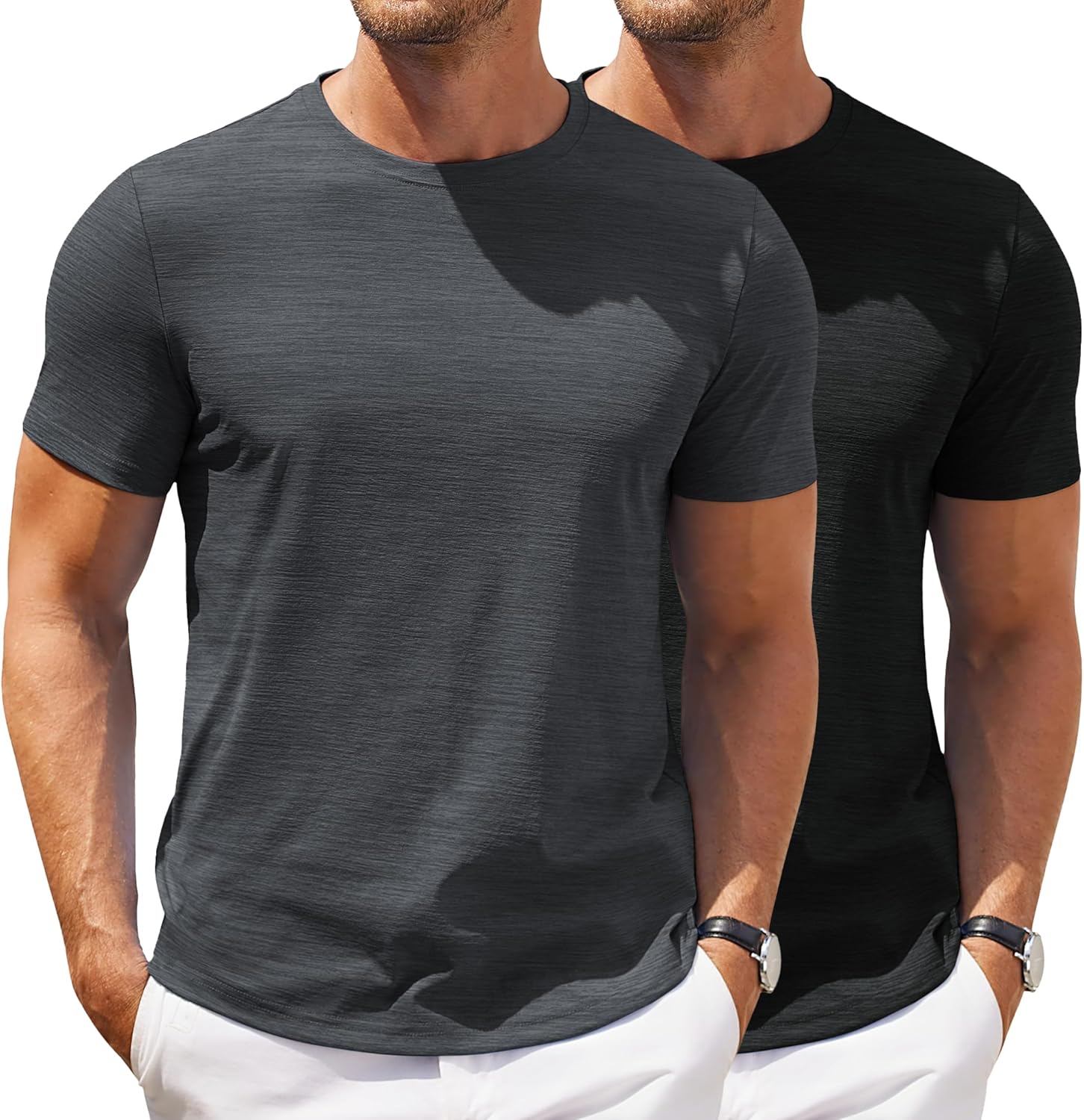 COOFANDY Men's T Shirt Short Sleeve Classic Crew Neck T-Shirt Casual Summer Basic Tee Shirts