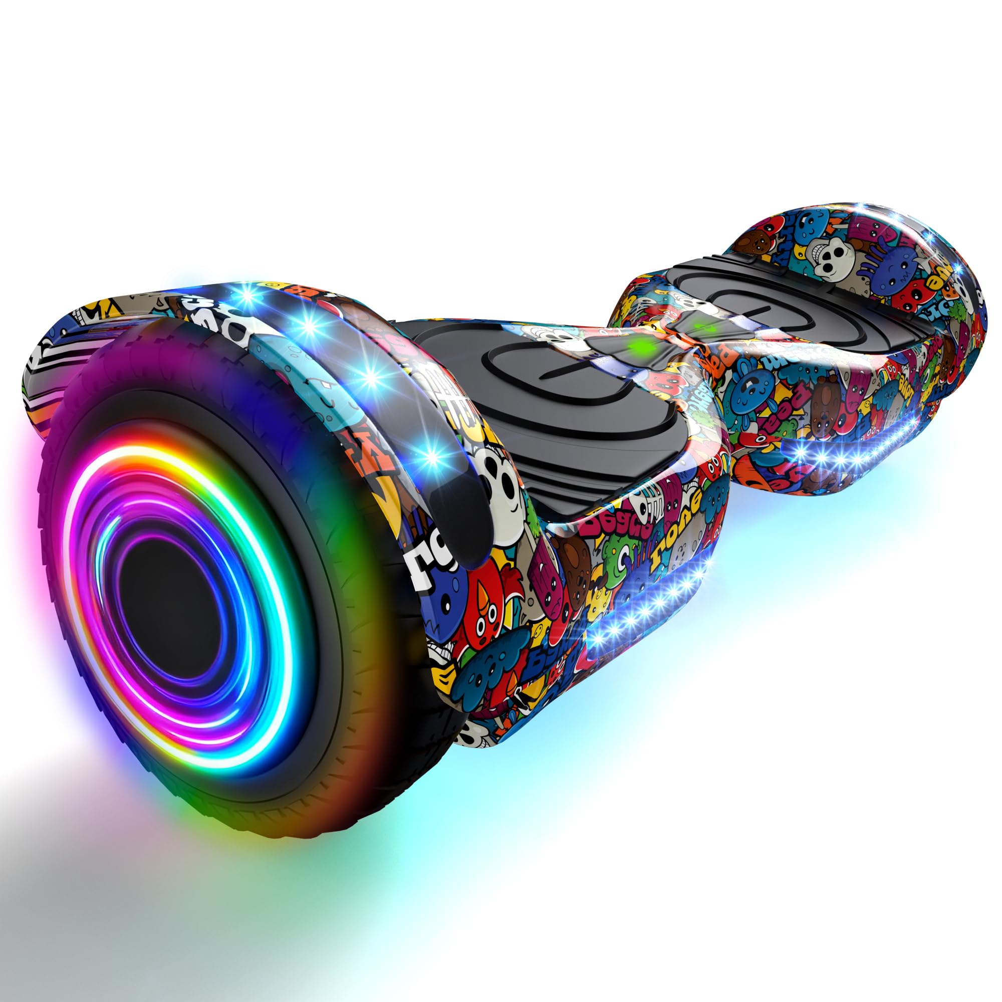 Hoverboard Certified HS2 01 Bluetooth Flash Wheel with LED Light Self Balancing Wheel Electric Scooter