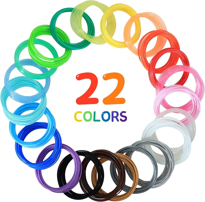 BBLIFE Filamento PLA 1.75mm 22 Colores Pack 220ft miniatura 2