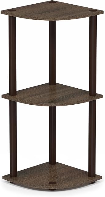 Furinno Toolless Shelves, Wood, Walnut/Brown, one size