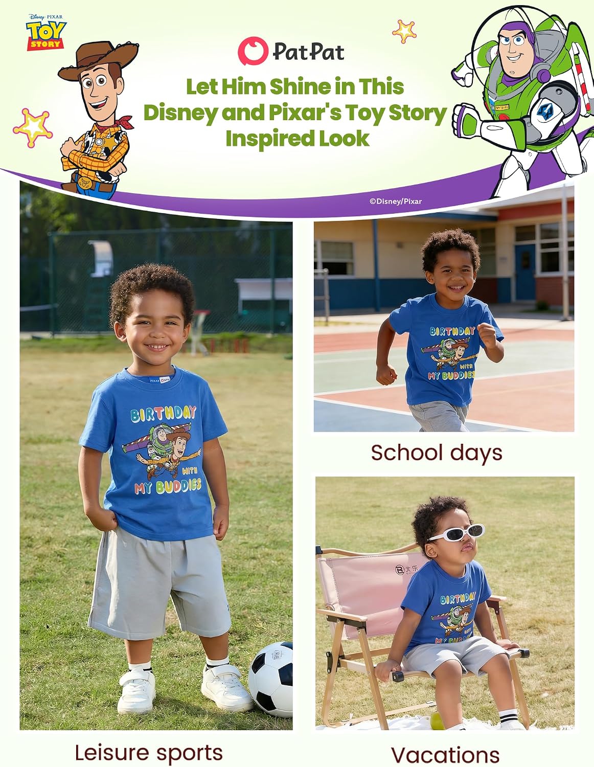 Disney Kids Birthday Shirts 2-9Y, Cute Graphic Tees, Birthday Party Outfit image 5
