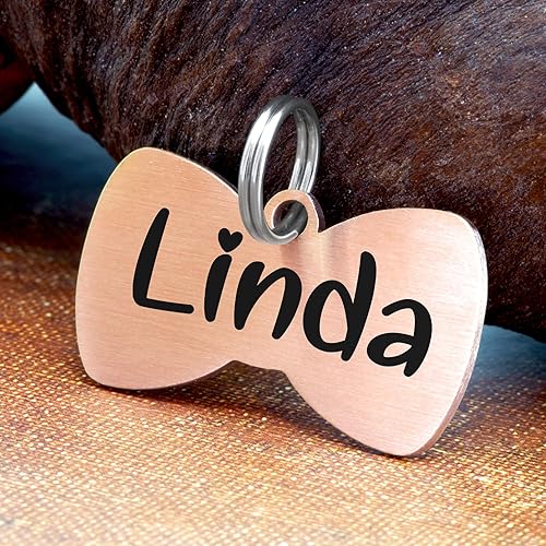 Miniatura 2 de Ultra Joys Etiqueta de identificación para perro, etiqueta de identificación personalizada para mascotas para perros y gatos, etiquetas de perro