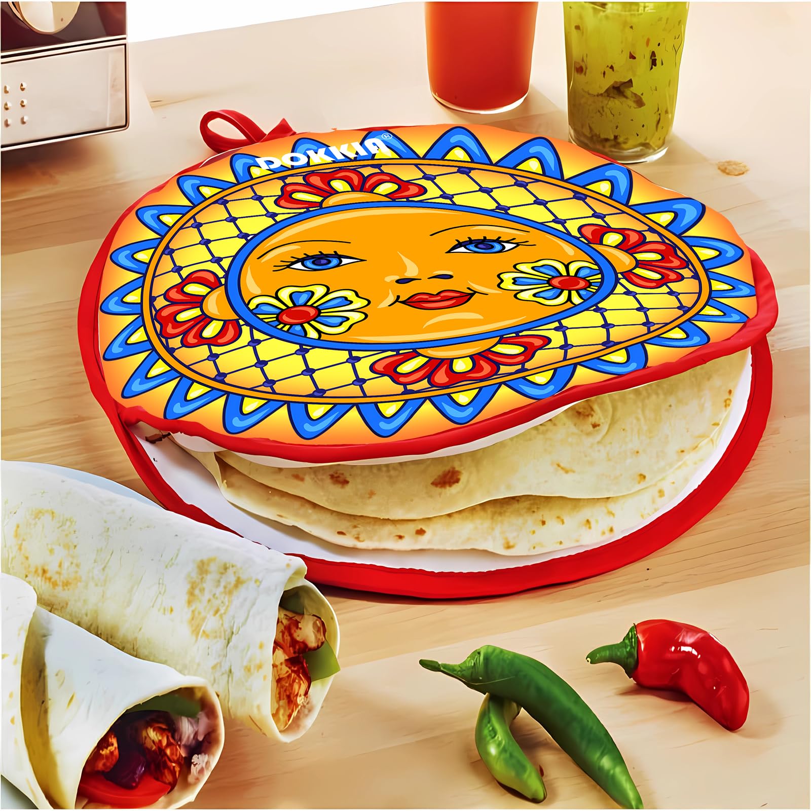 Bolsa De Tela Aislante Dokkia Tortilla Warmer Taco De 12 Pul | Cuotas