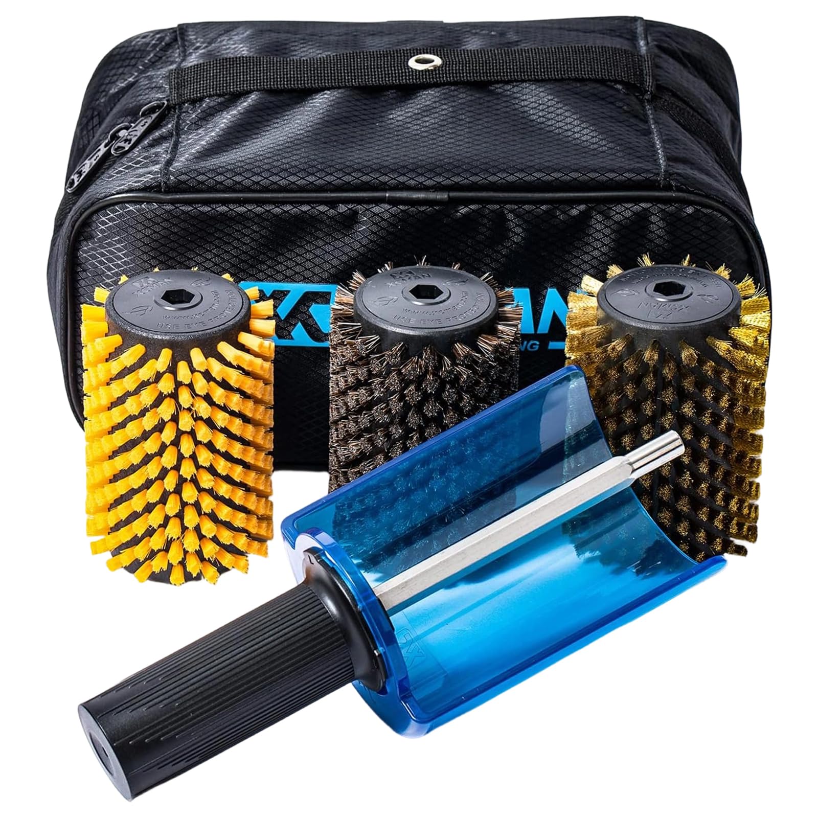Amazon | XCMAN スキーロトブラシキット 長さ100mm ナイロン 馬 真鍮