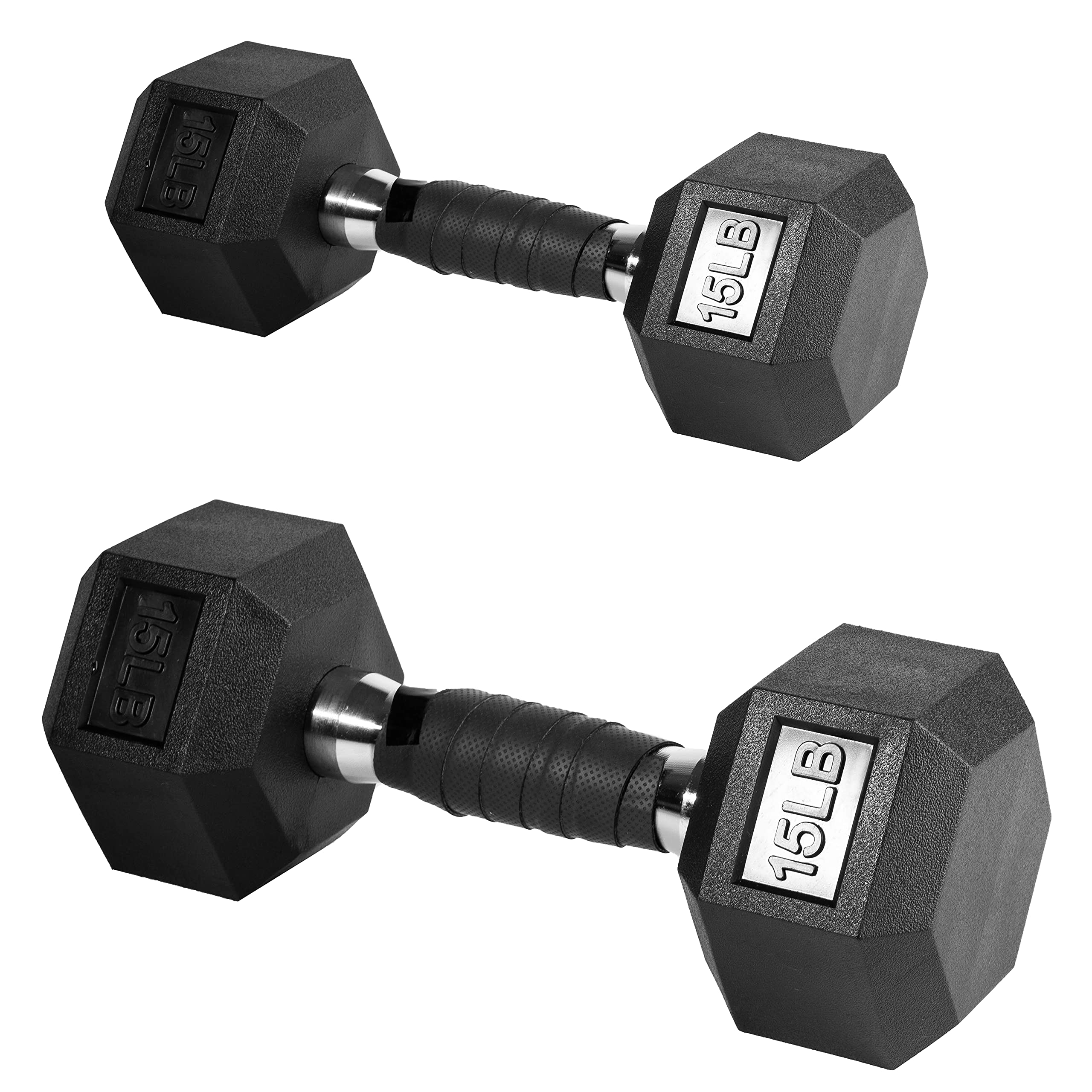 DNC Dumbbells 15 lb 20 lb 25 lb Weights Dumbbells Set of 2 Strength Training Equipment Dumbbells for