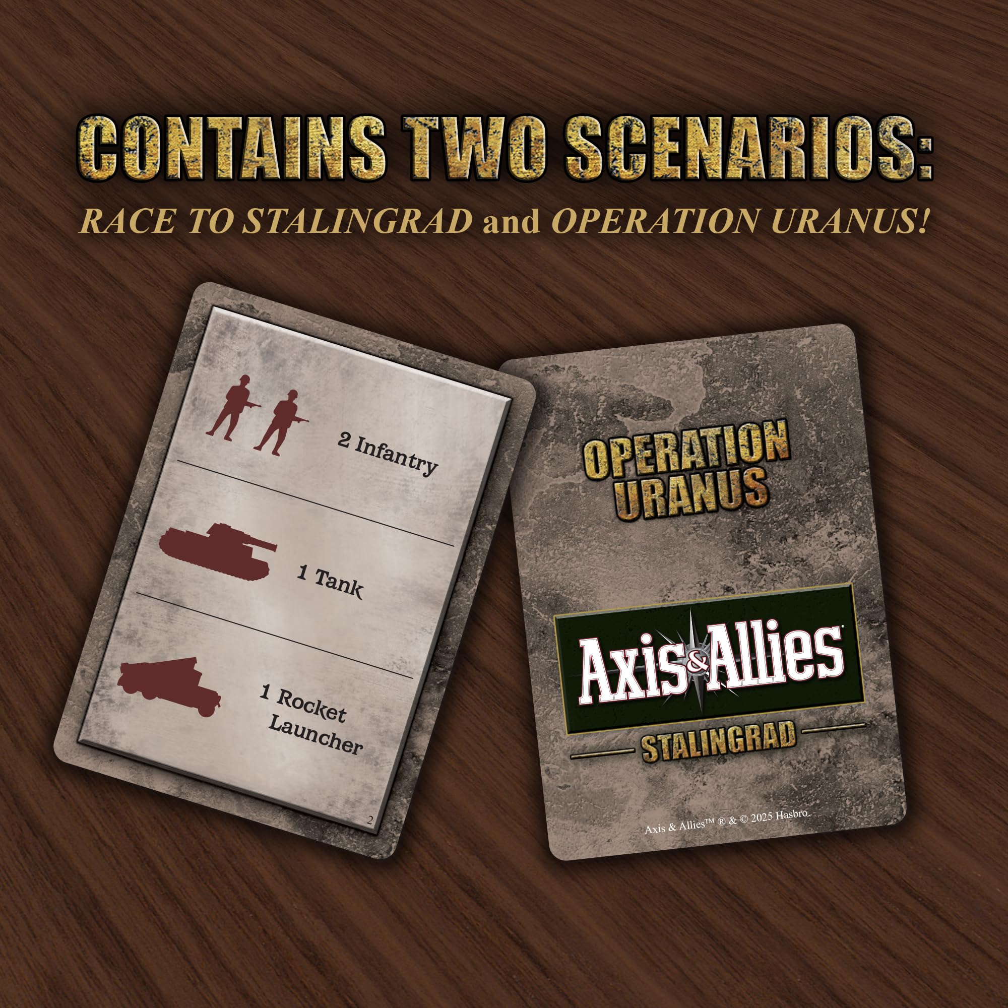 Renegade | Axis & Allies Stalingrad | Gioco di strategia della Seconda Guerra Mondiale con miniature premium e due scenari tattici | 2 Giocatori | 180–300 Minuti