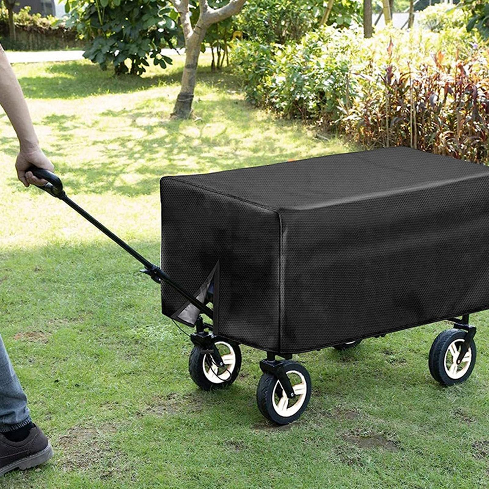 Housse De Protection Imperméable Et Anti-UV Pour Chariot De Jardin Ou De Courses - Environ 140x94 Cm - Polyester Résistant