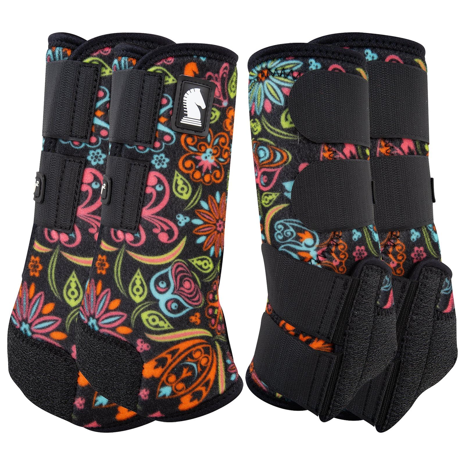 Classic Equine Legacy2 Support Boots, Front and Hind