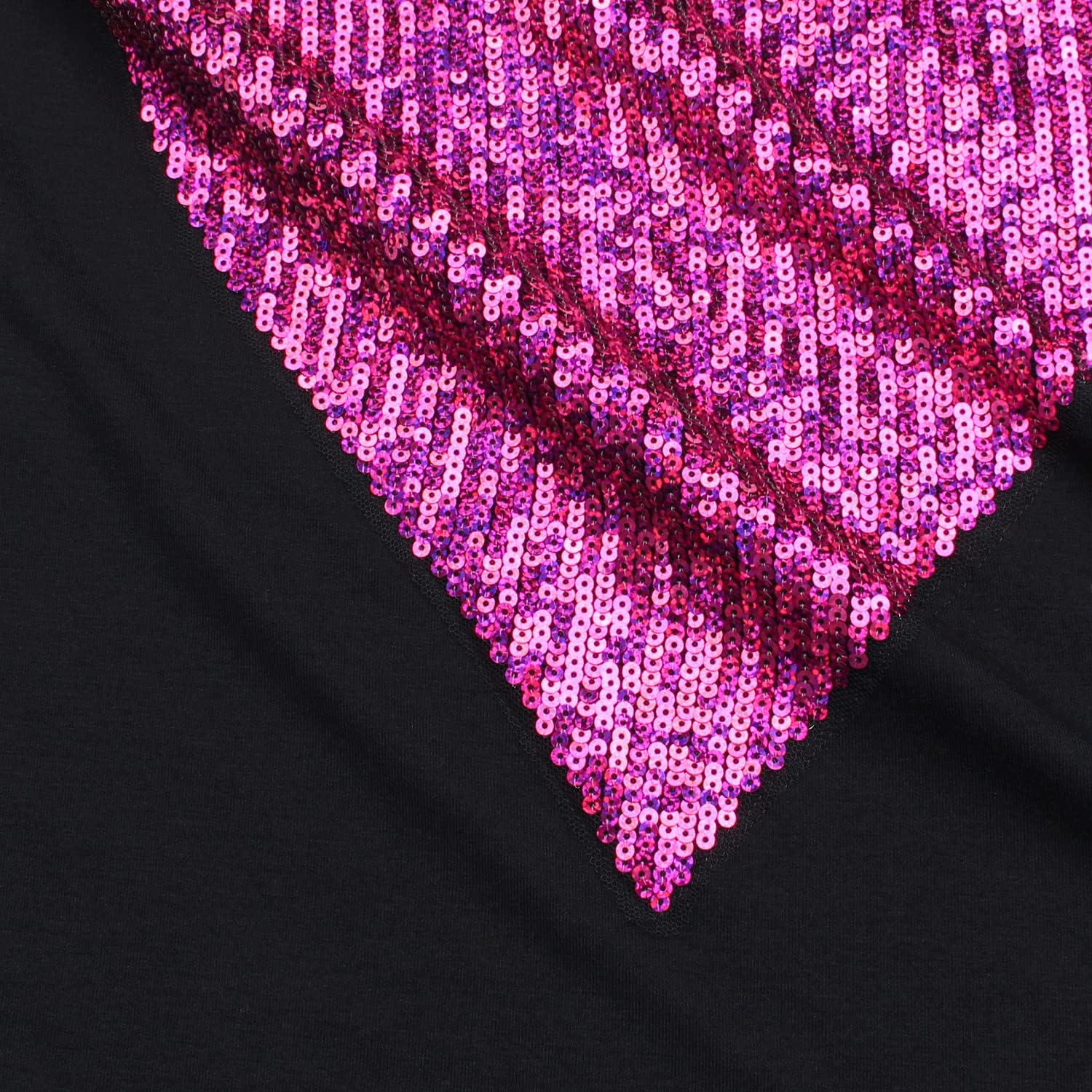 PESION Womens Off The Shoulder Tops Sexy Shiny Metallic Shirts Long Sleeves Fashion Graphic T-Shirts Blouses - Image 2