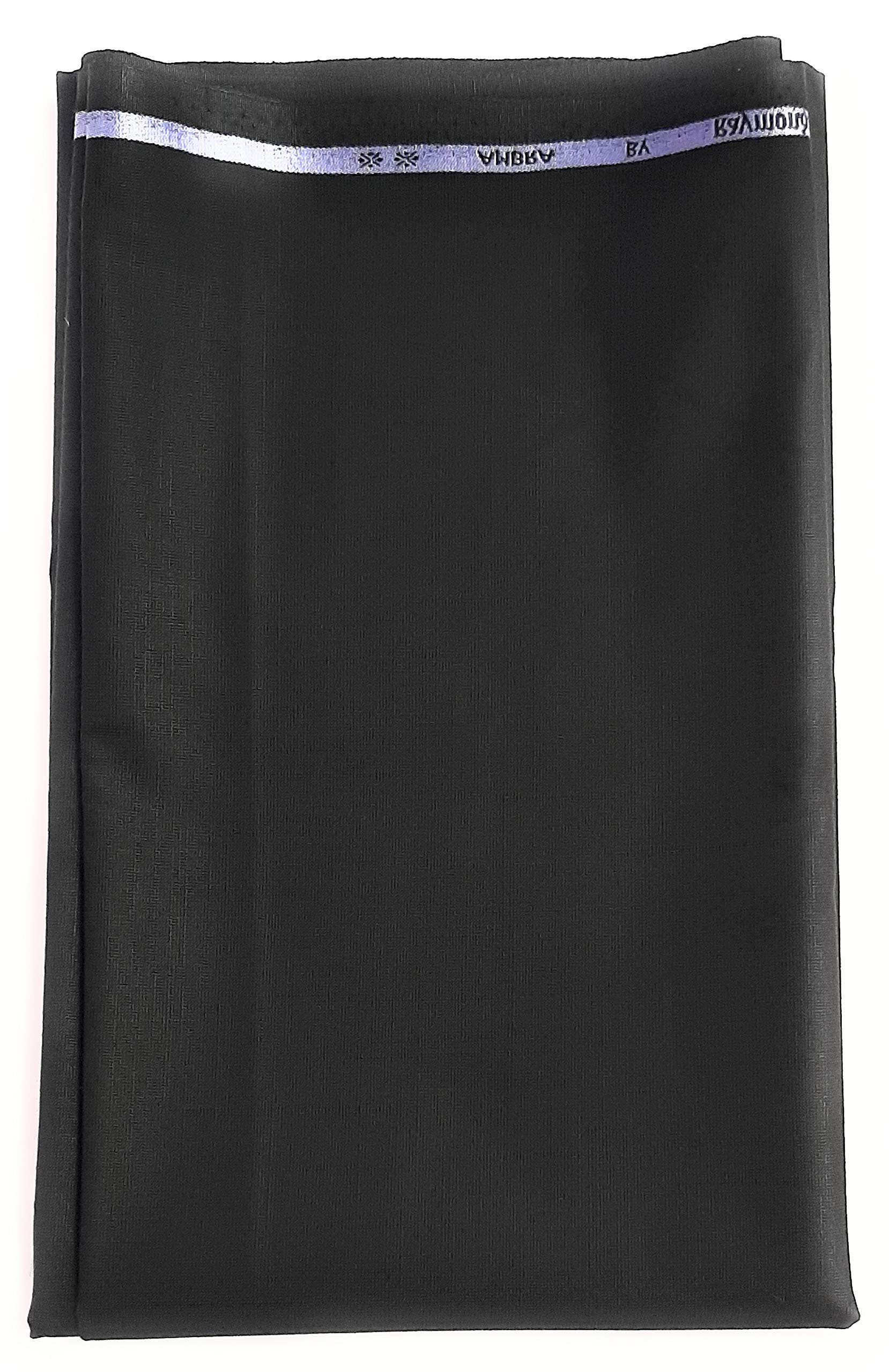 raymond Men's Polyester Unstitched Trouser Fabric 1.30 m (Black, Free Size)-picture-19