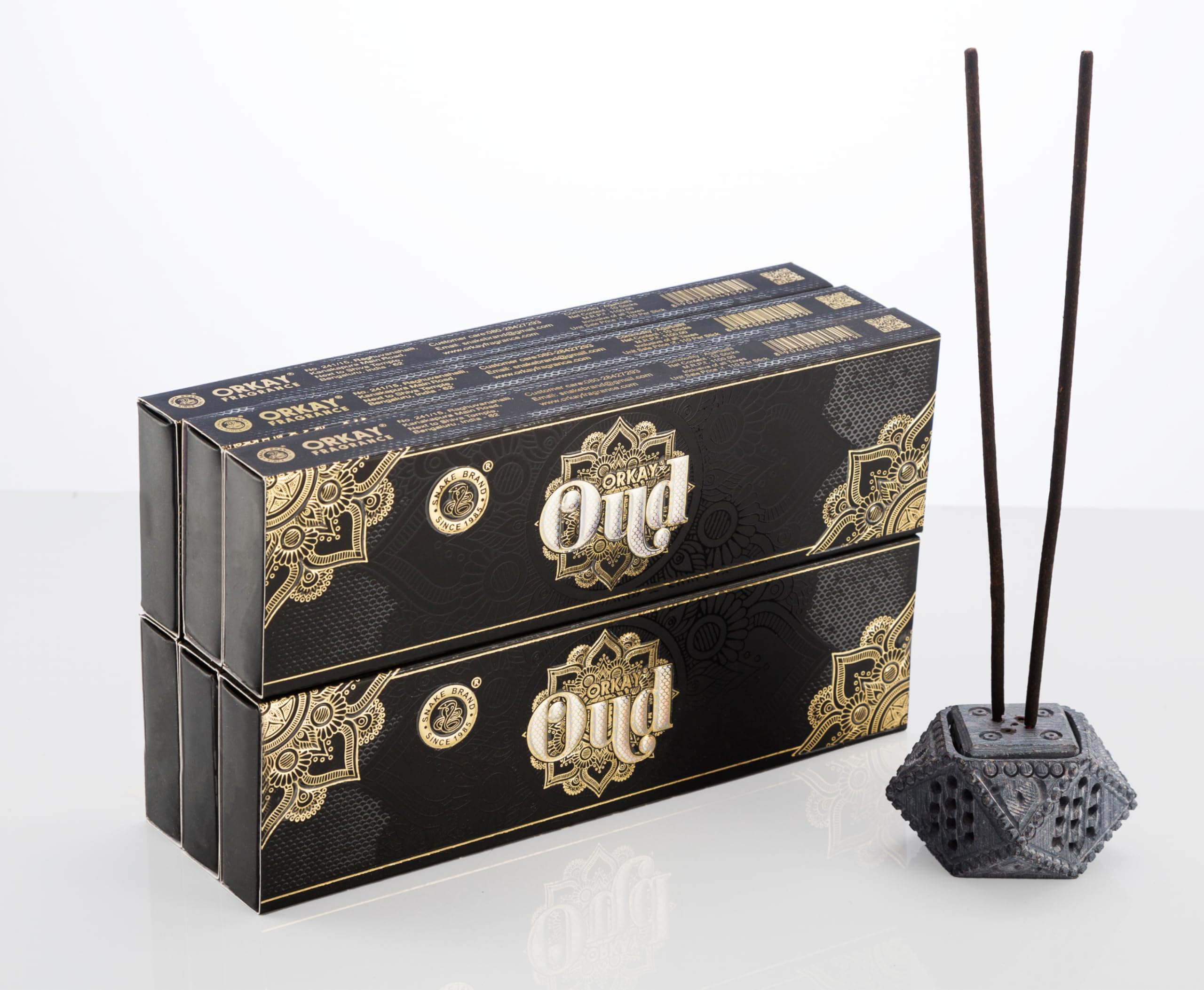 Compatible with Snake Brand Orkay Pure Oud 10 Sticks || Pack of 12 || Contains 120 Sticks Oud (10, Set of 12)-image-43