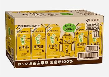 お茶 伊藤園 お～いお茶 玄米茶 600ml×24本 PET (お茶飲料) 価格比較