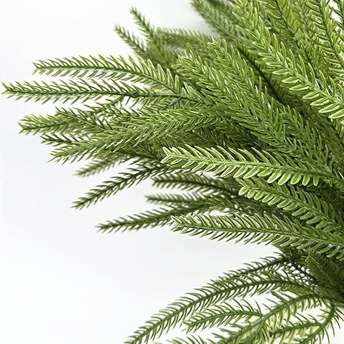 Vista 29 de CATTREE Helechos dorados - Plantas artificiales grandes y altas de 30 pulgadas, paquete de 2 decoraciones de Navidad, hojas de Boston doradas Hojas