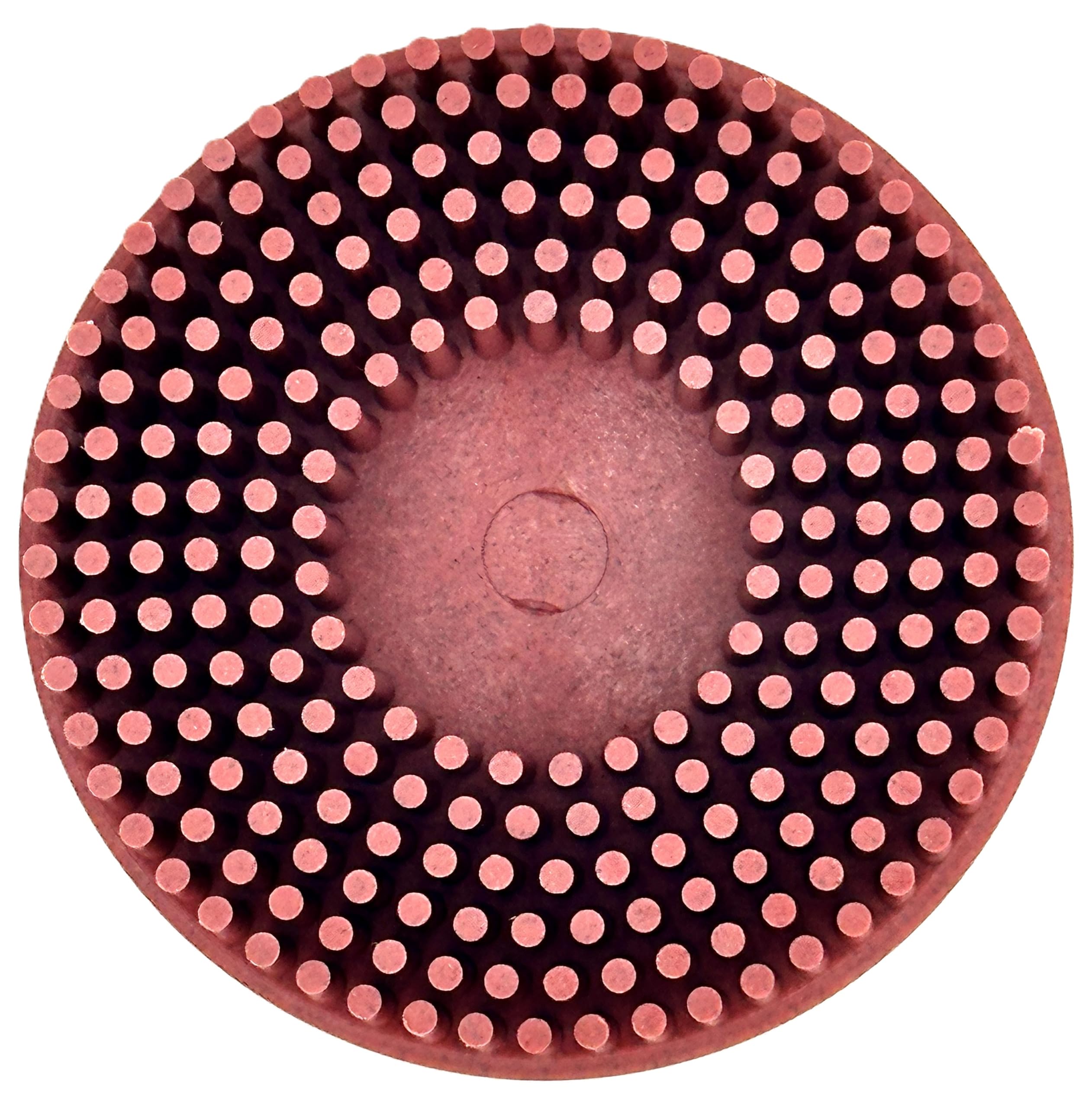 Disco de cerdas de grano 220 rojo tipo R, paquete de 10 unidades, óxido de cerámica y aluminio, limpieza fina, mezcla, desbarbado ligero y prepulido de metal/madera/plástico, bloqueo de