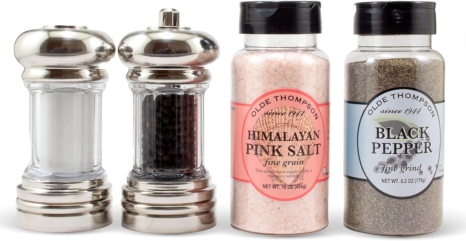 Olde Thompson 6 Inch Maxwell Pepper Mill and Salt Shaker
