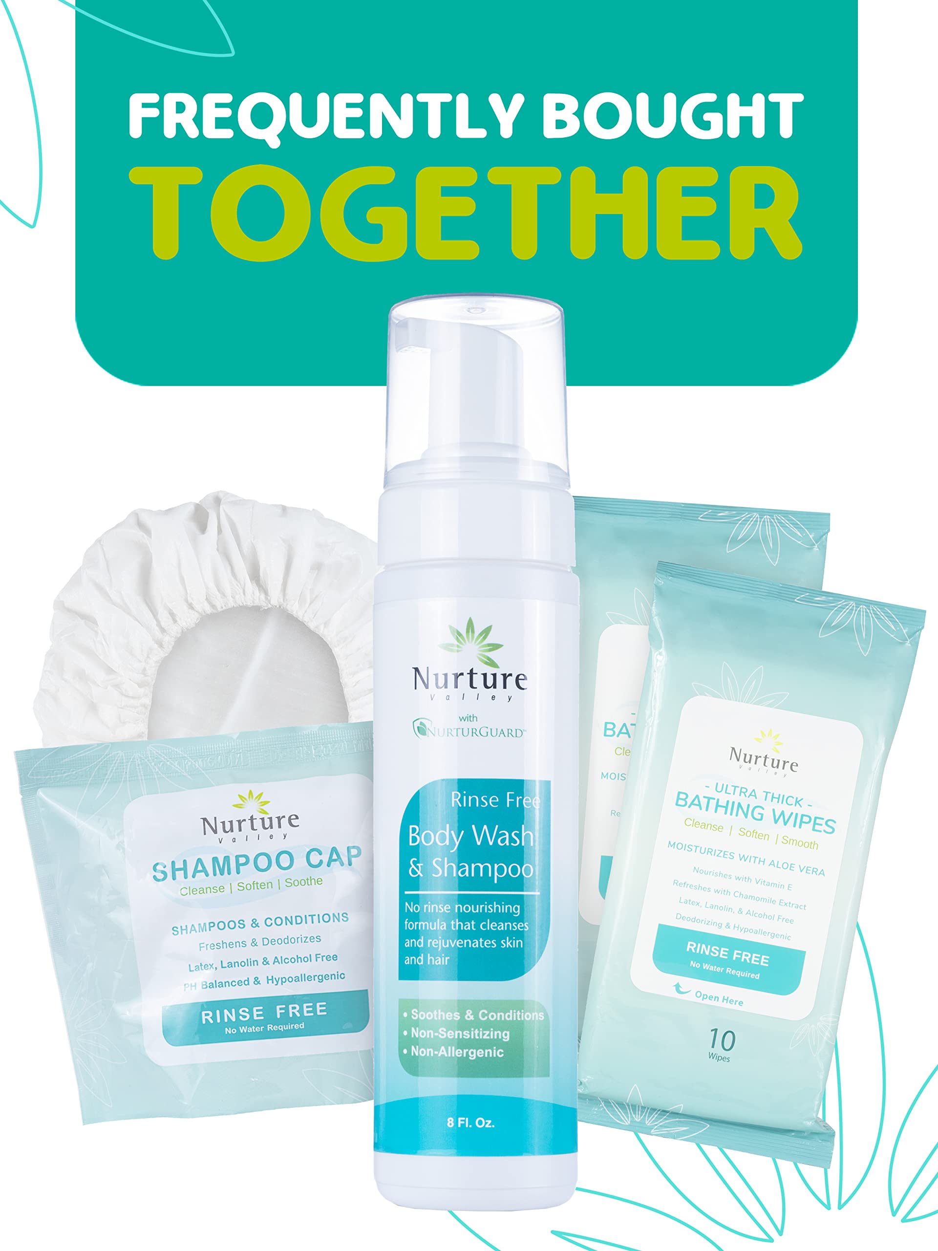 Buy Rinse Free Body Wash & Shampoo by Nurture Valley Hospital Grade