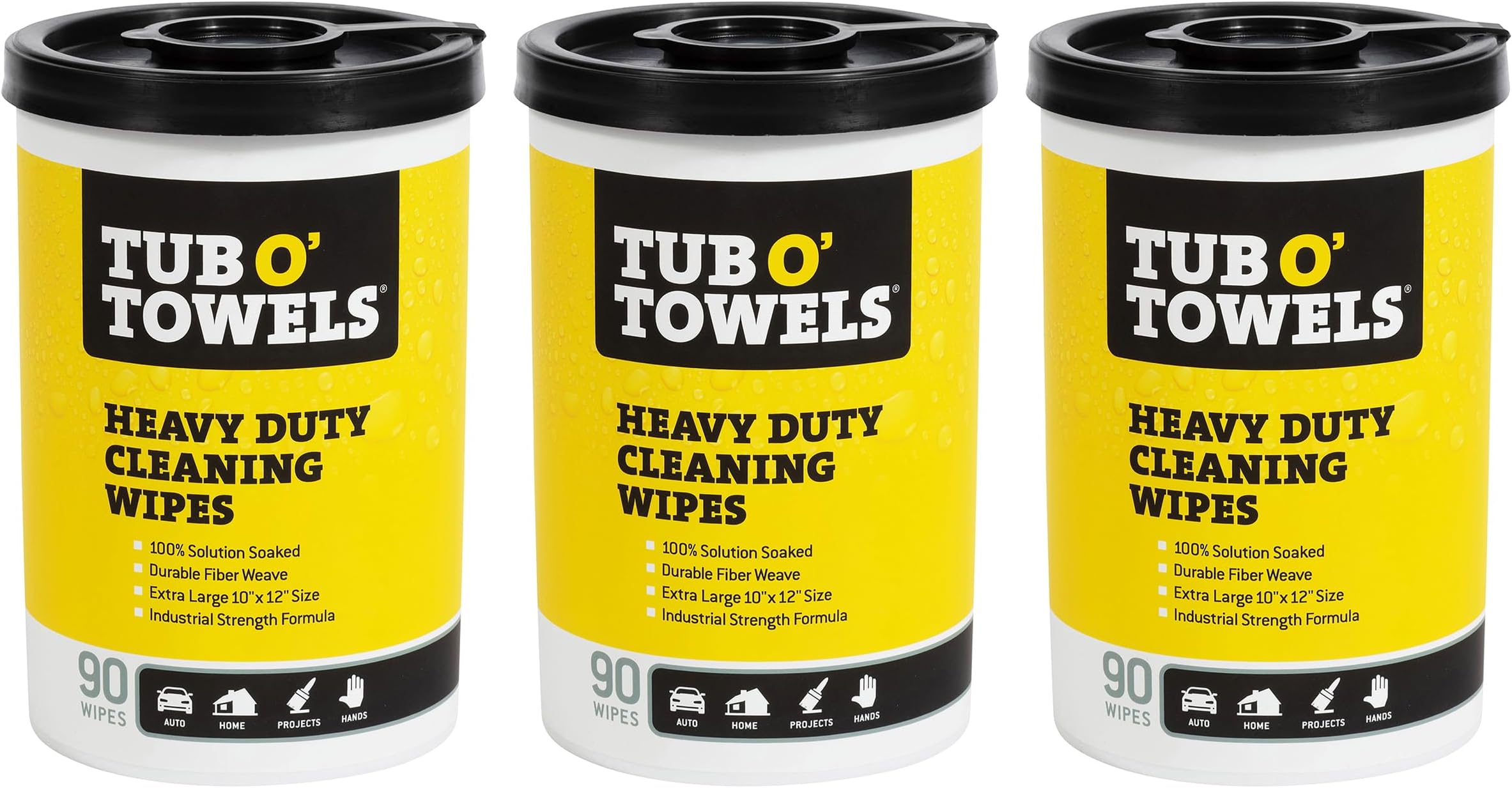 Amazon.com: Tub O Towels TW90 Heavy-Duty 10" x 12" Size Multi-Surface ...