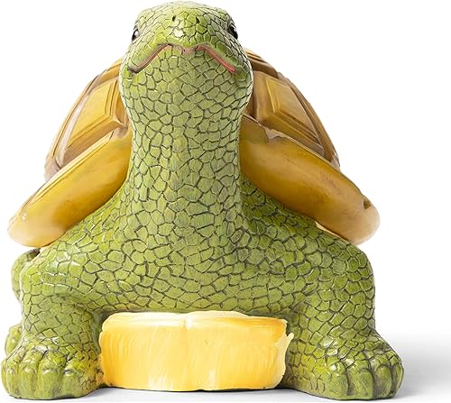 Miniatura 7 de VP Home Luz de jardín con energía solar de tortuga para decoración al aire libre con carcasa LED brillante, gran adición para tu jardín, luz solar