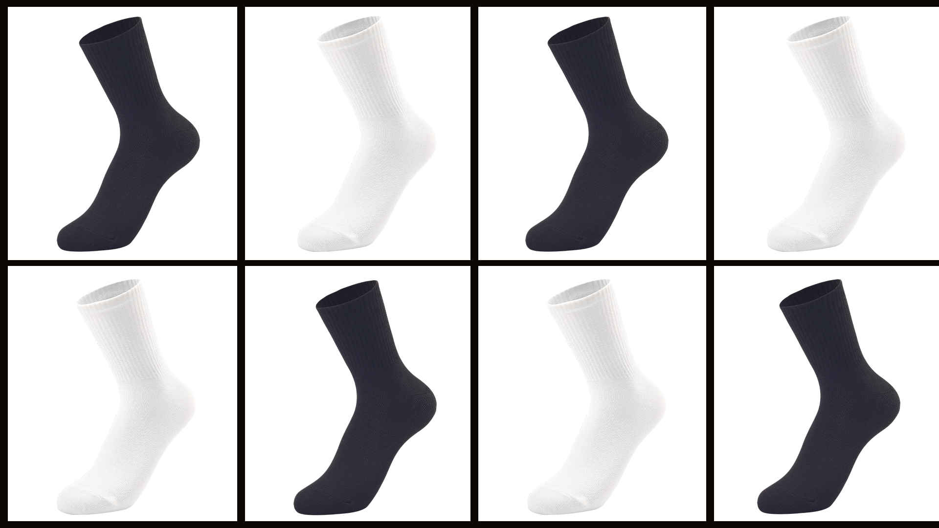 Lot De 3 Paires De Chaussettes Mi-hautes Homme Training Dry - Noir