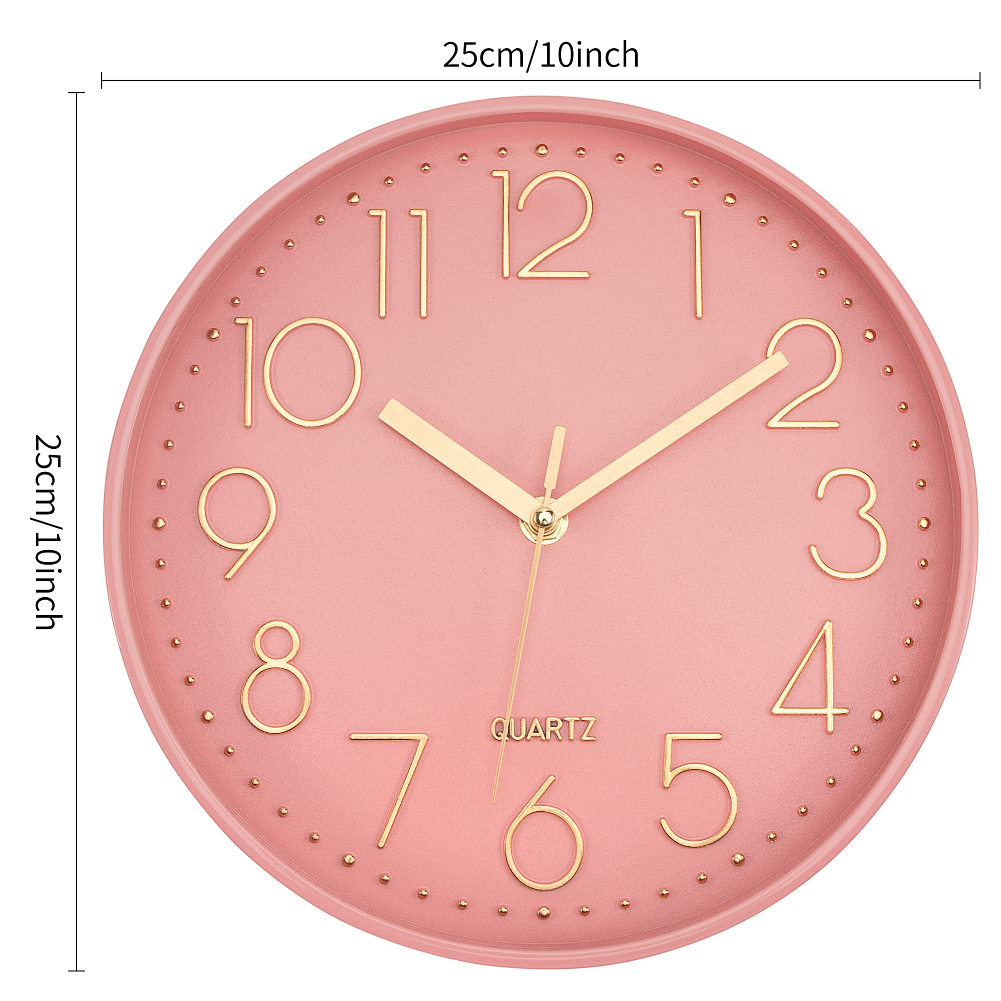 Blush Pink Wall Clocks