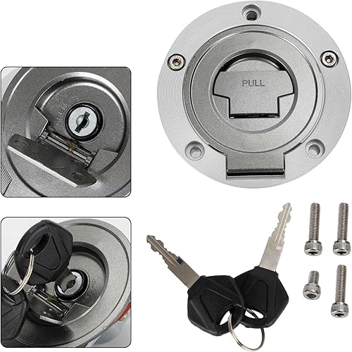 Miniatura 3 de Bruce & Shark Llave de bloqueo de tapa de gas de combustible bronceado para Y-A-M-A-H-A YZF R1 R6 R6S FZ6S FZ6N XJ6 FZ6R FZ1S FZ8