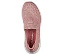 Skechers Womens Ultra Flex Mauve Casual Slip On Shoe gallery image