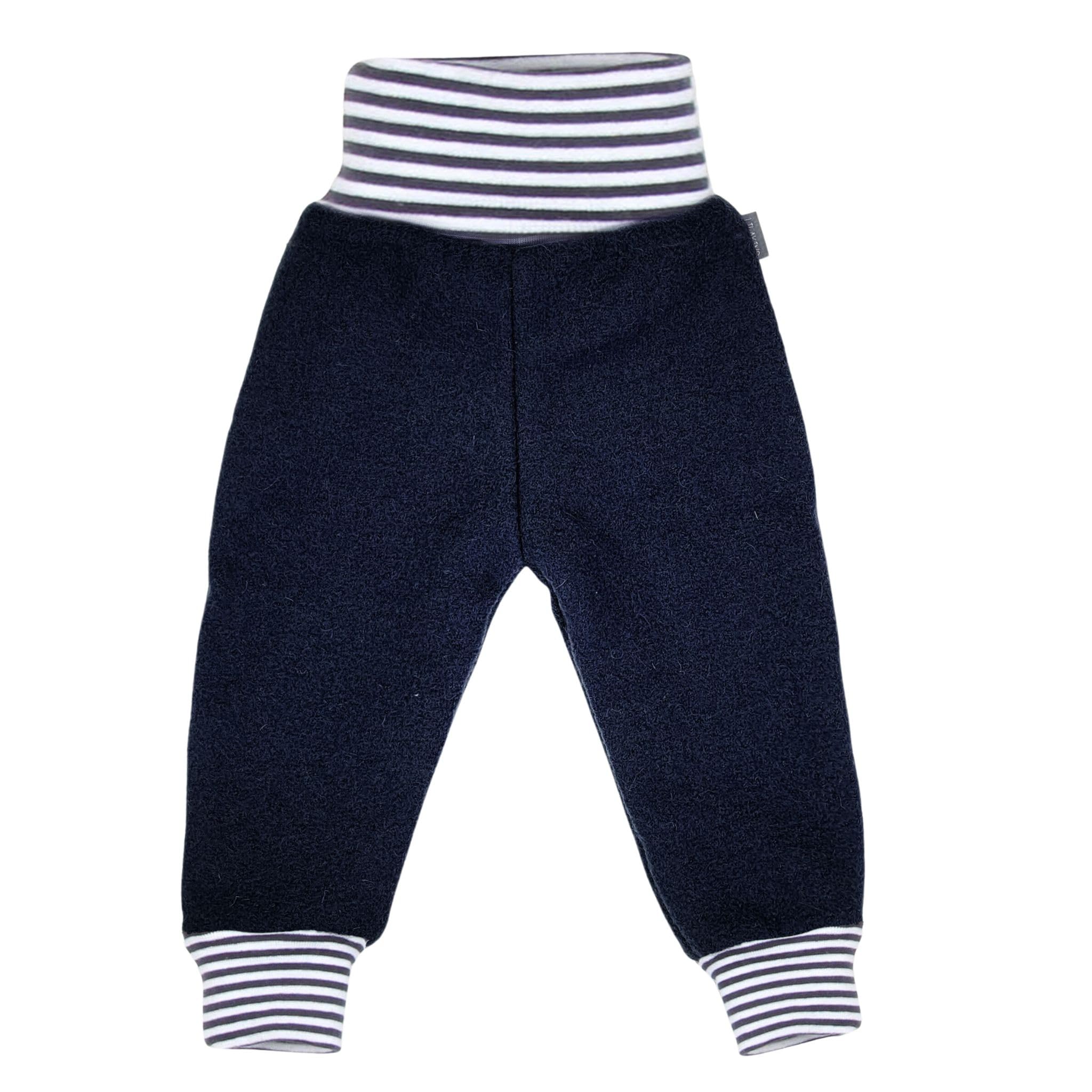 Lilakind“ Woll Babyhose Kinderhose Winter-Hose Pumphose Wollwalk Grau Fuchsia Petrol Aqua Marine Braun Rostrot Grün Caramel Gr. 62/68-122/128 - Made in Germany