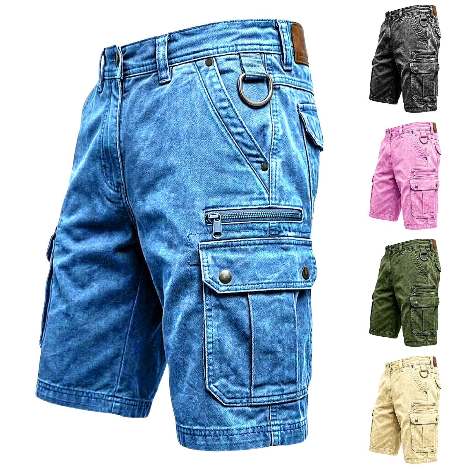 Short de travail cargo pour homme, short de randonnée avec plusieurs poches