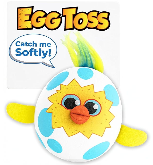 趣味蛋投掷游戏，适合3岁及以上儿童的活跃室内外玩具