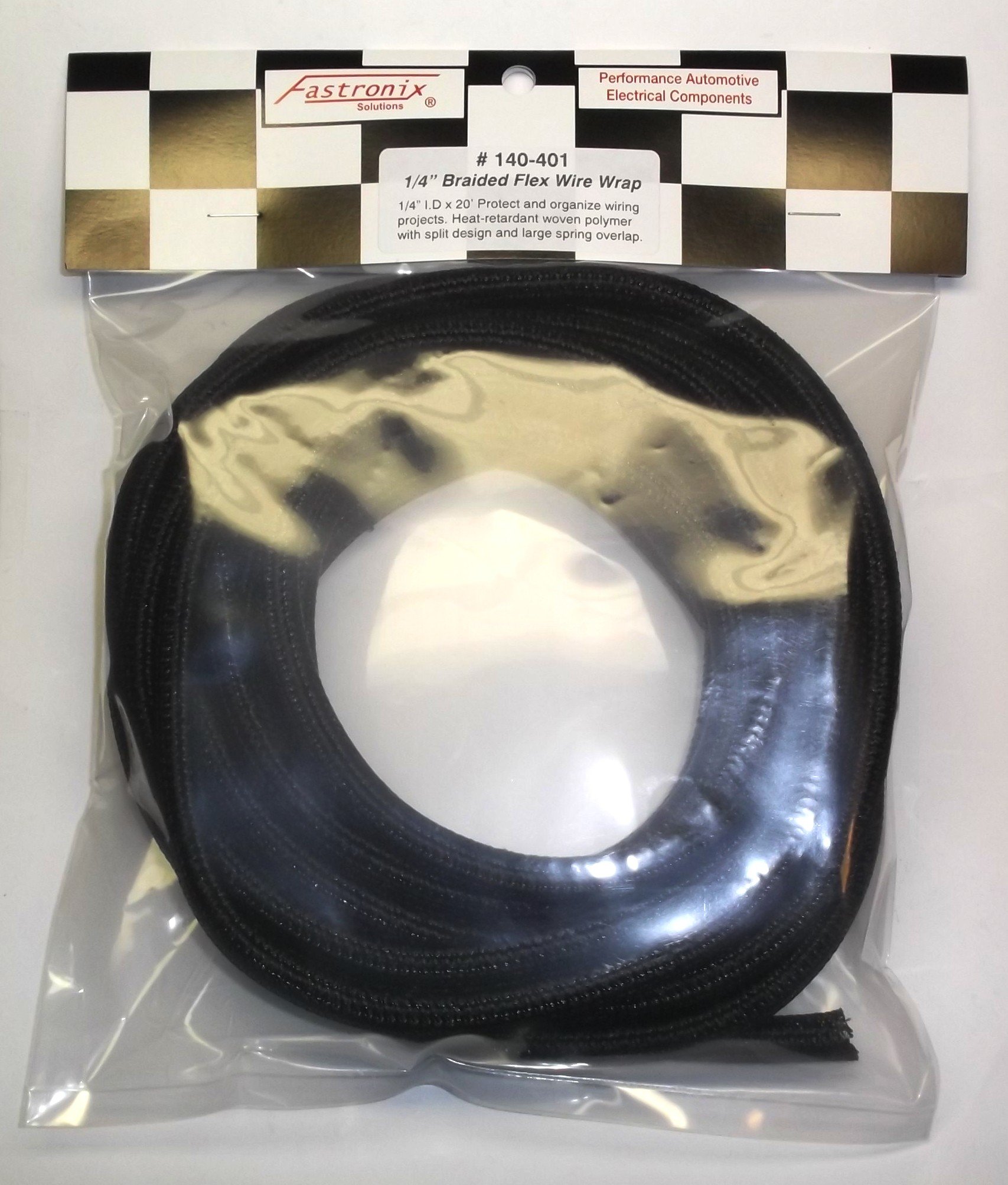 Fastronix Black Flex Pleid Owijanie drutu (1/4" x 50")