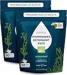 Puracy Dishwasher Pods, Natural Dishwasher Detergent, Free & Clear Dish tabs - Enzyme-Powered, Spot & Residue Free - TikTok Trend Items, Must Haves from TikTok Made Me Buy It (Free & Clear, 50 Count)