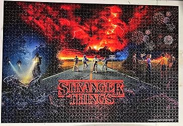 Amazon.com: Buffalo Games - Stranger Things Trilogy - 2000 Piece Jigsaw ...