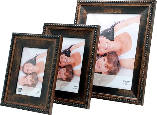 Miniatura 2 de Kiera Grace PH43835-5 - Marcos de fotos tradicionales, 8 x 10 pulgadas, color bronce (paquete de 2)